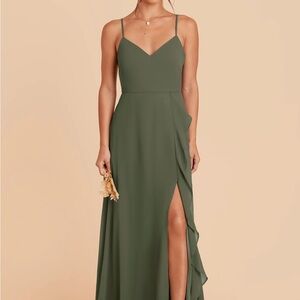 Birdy Grey Theresa Chiffon Dress - Olive